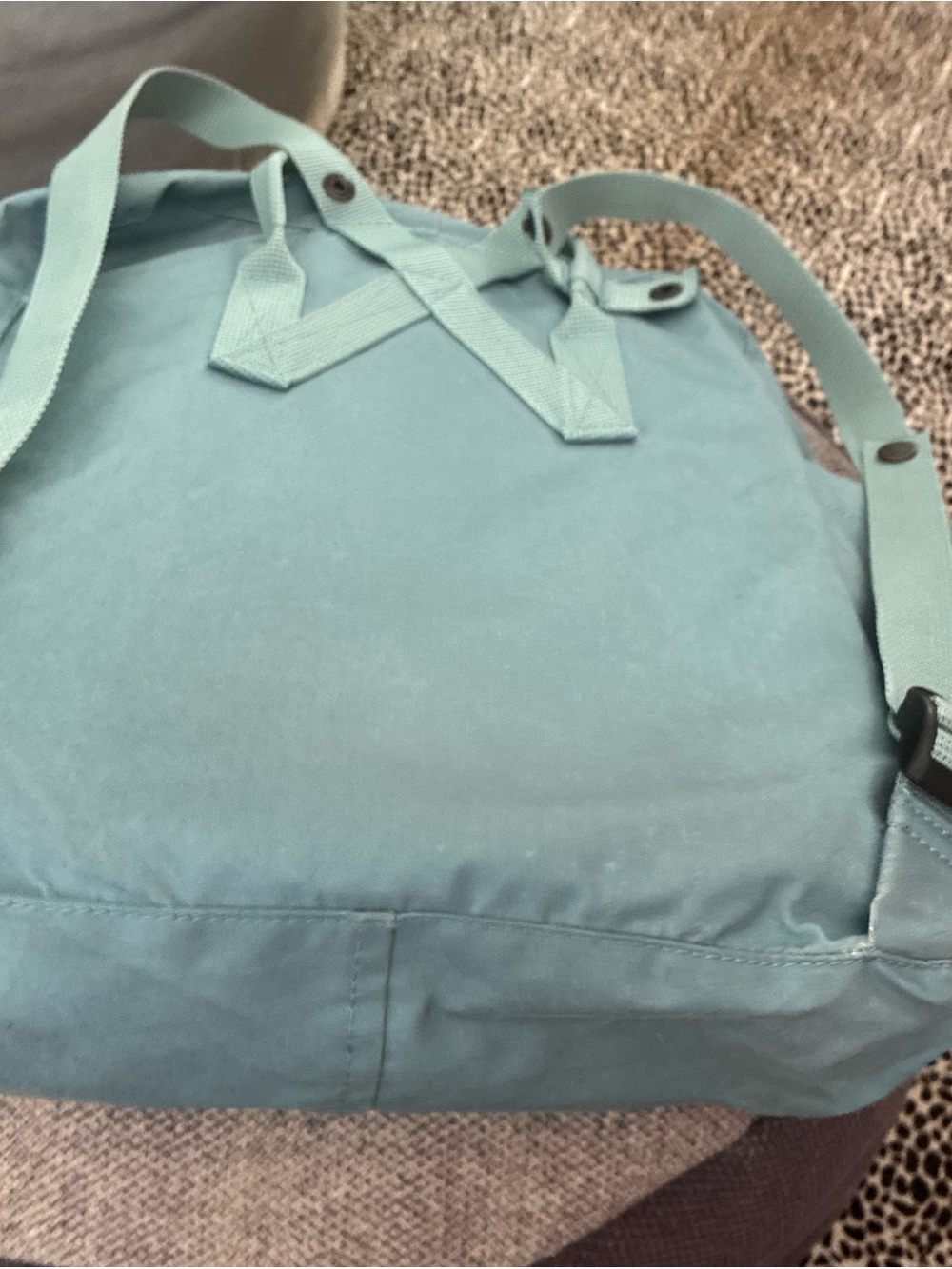 Fjallraven Kanken 23510 Backpack Seat Pad Blue Gray Travel School - Picture 4 of 14